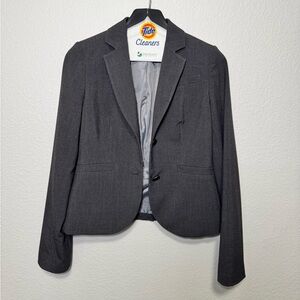 Petite gray Calvin Klein blazer